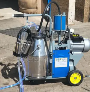 Stainless Steel Single Barrel Milking Machine