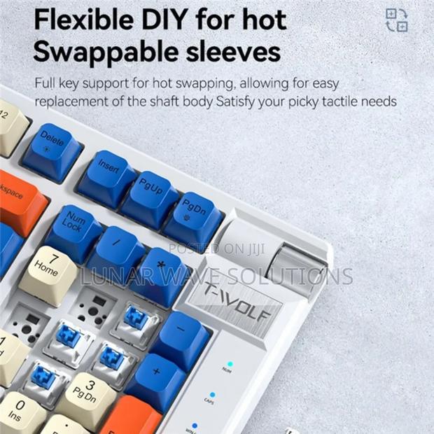 T-Wolf T70 Wireless Bluetooth and 2.4g Keyboard - thumbnail 3