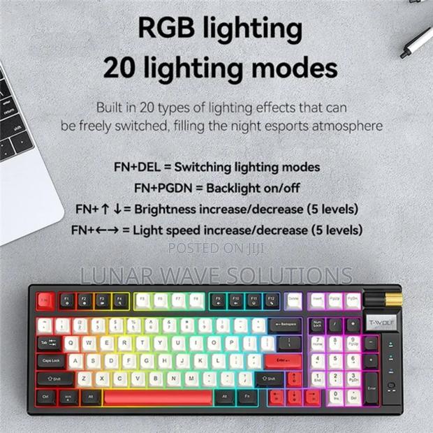 Wireless Keyboard T70 Full Keyboard - thumbnail 3