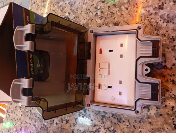 Duty Outdoor Waterproof Twin Socket