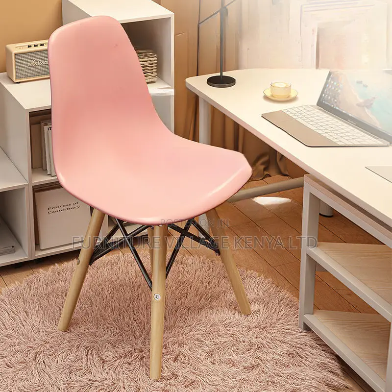 Office Chair: Fixed Armless Home Nordic Back Eames Chair