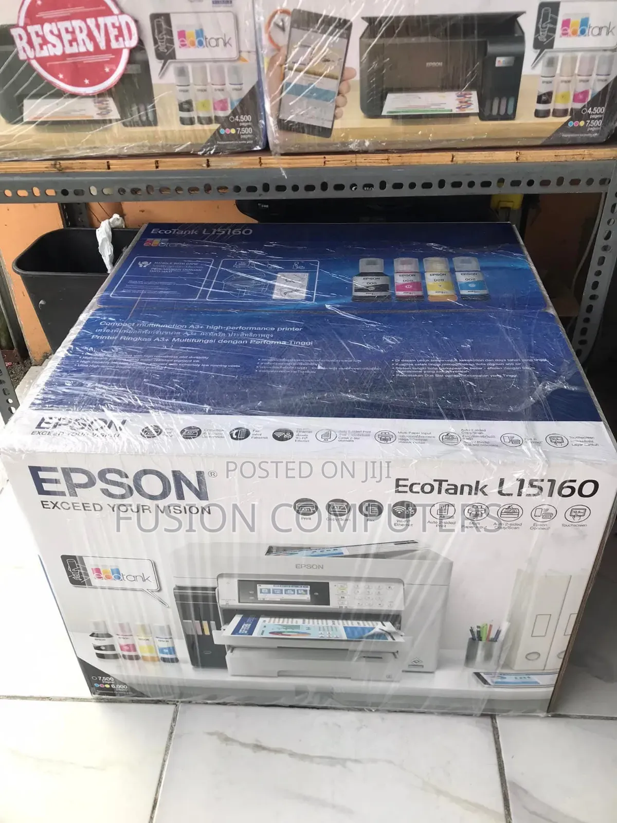 Epson Ecotank L15160 A3 Wi-Fi Ink Tank Printer With Fax
