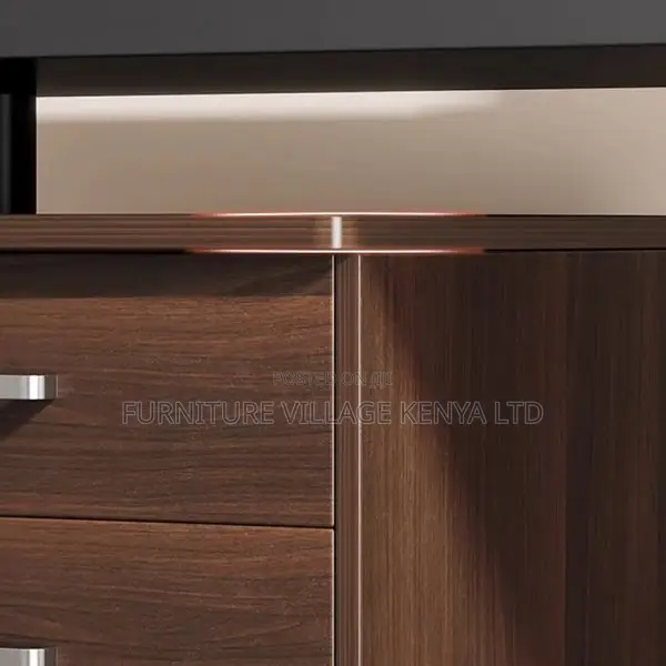 Cabinets: Pedestal 3-Drawer Brown Wood Storage Cabinet