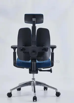 Office Chair: Modern Orthopedic Full Fabric Comfortable Seat