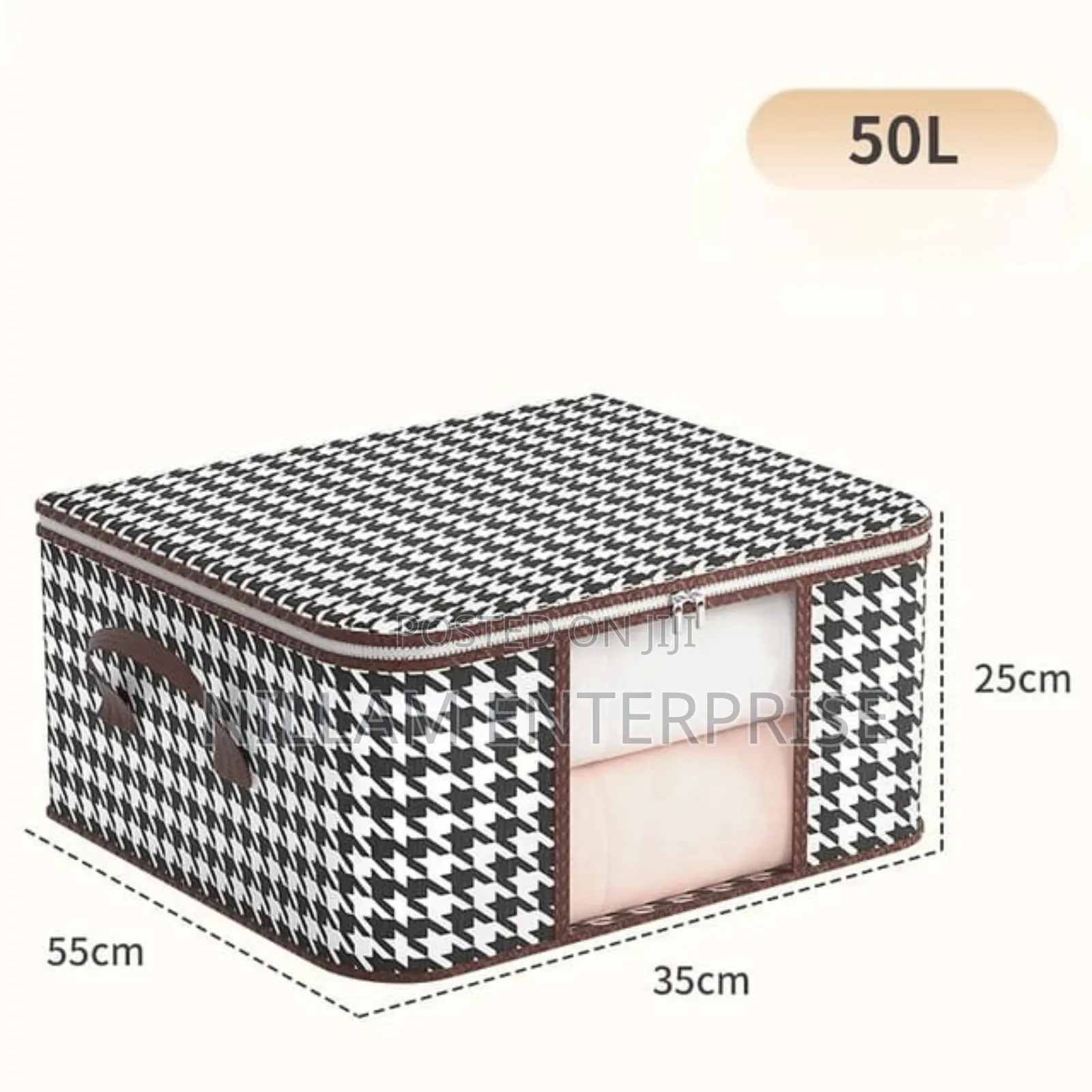 2in1 Foldable Large Cloth Organizer Storage Box