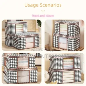 2in1 Foldable Large Cloth Organizer Storage Box