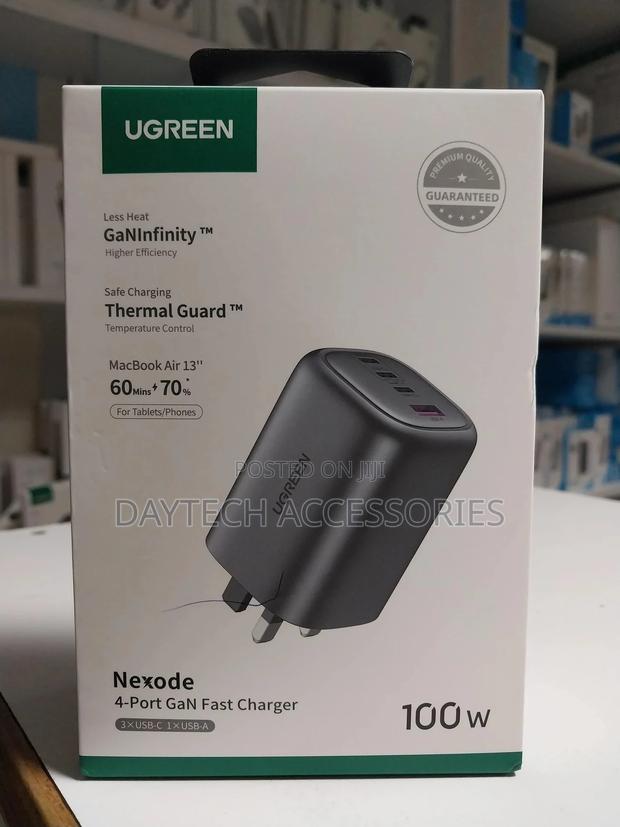 Ugreen Nexode 100w 4-Port Gan Ultrafast Usb Charger Type-C