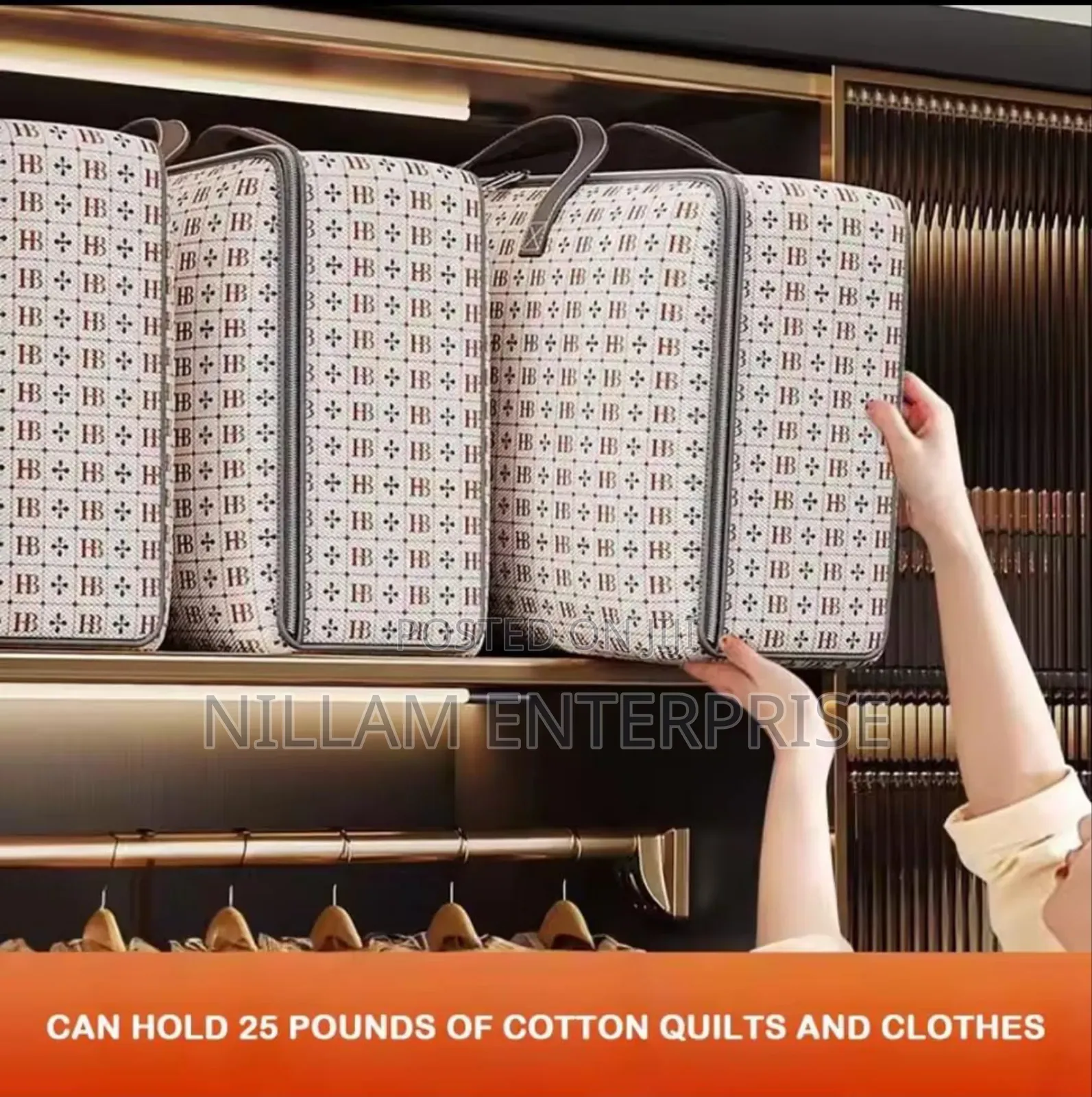 3pcs Extra Large Capacity Storage Organizer
