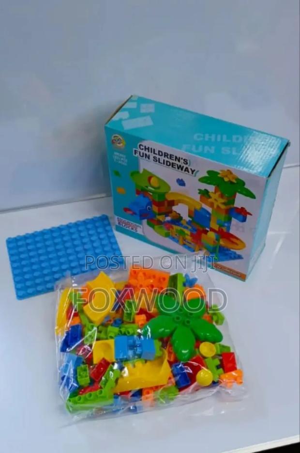 Children's Fun Slideway Educational Building Block Set - thumbnail 4