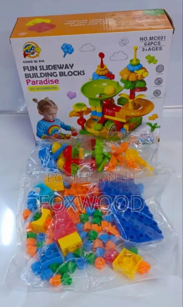 Children's Fun Slideway Educational Building Block Set - thumbnail 5