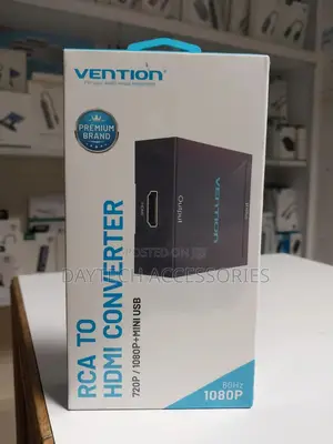 Vention Aefb0 Rca to Hdmi Converter (Black Metal Type)