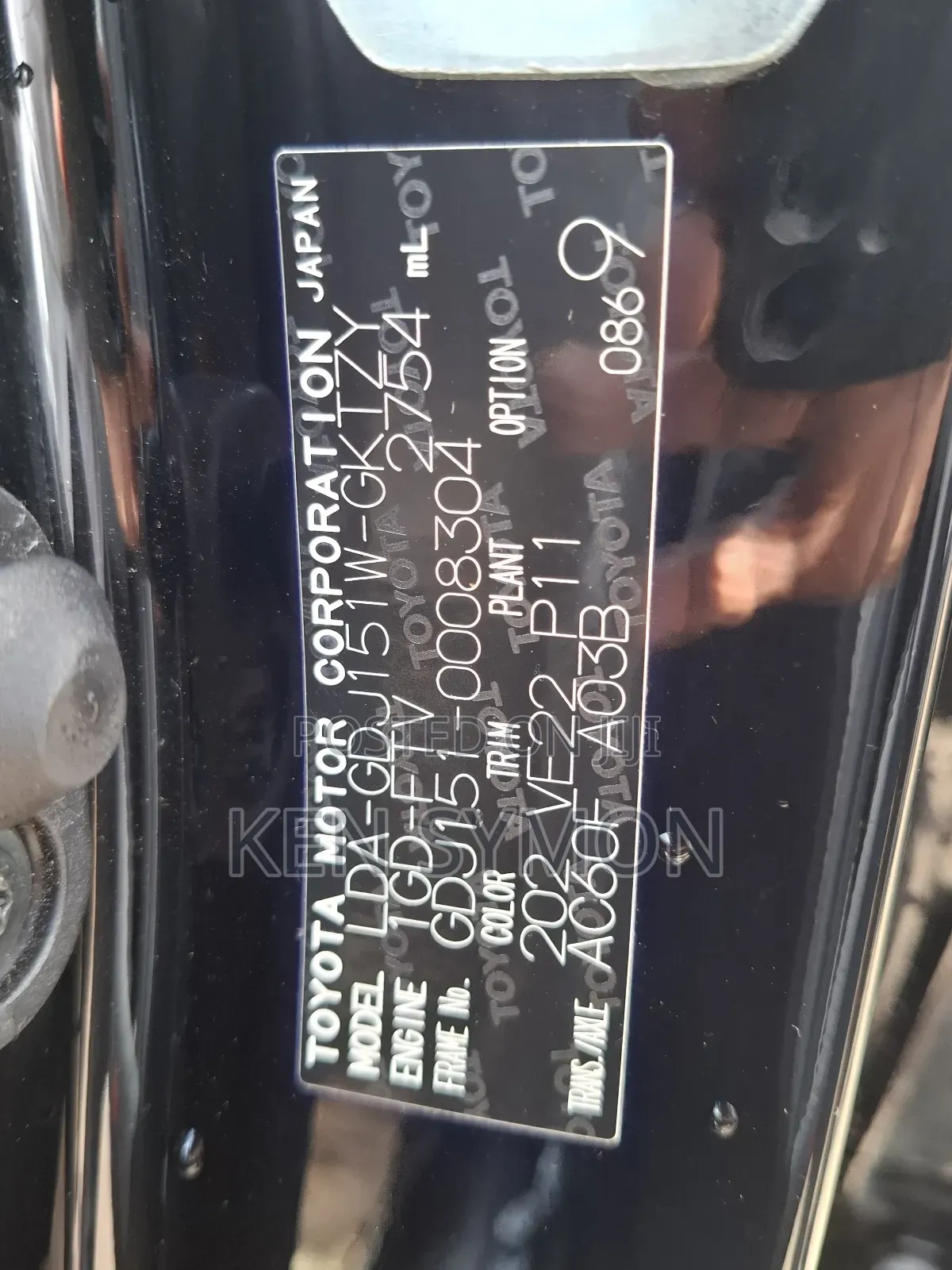 Toyota Land Cruiser Prado 2.8 2019 Matt Black
