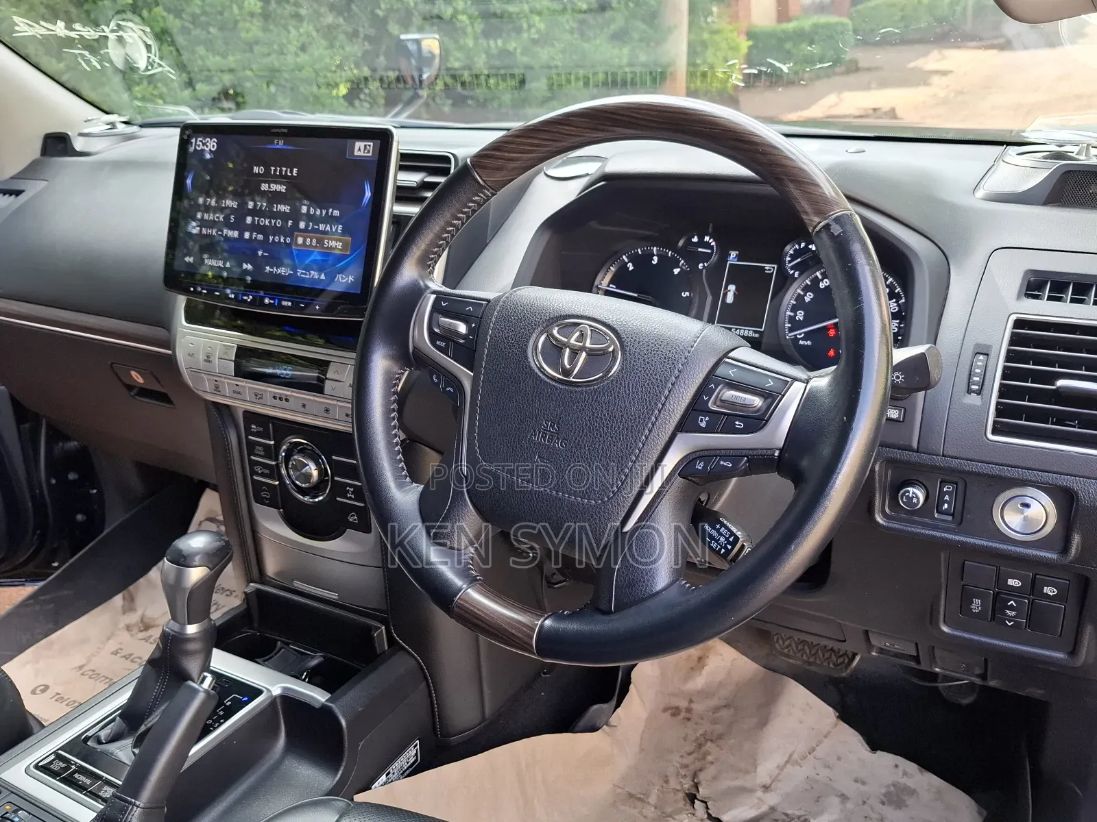Toyota Land Cruiser Prado 2.8 2019 Matt Black
