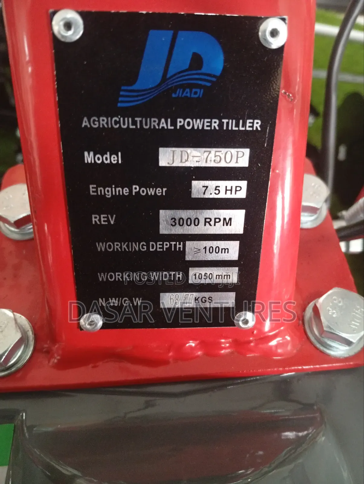 Mini Tiller 7.5hp Petrol Engine