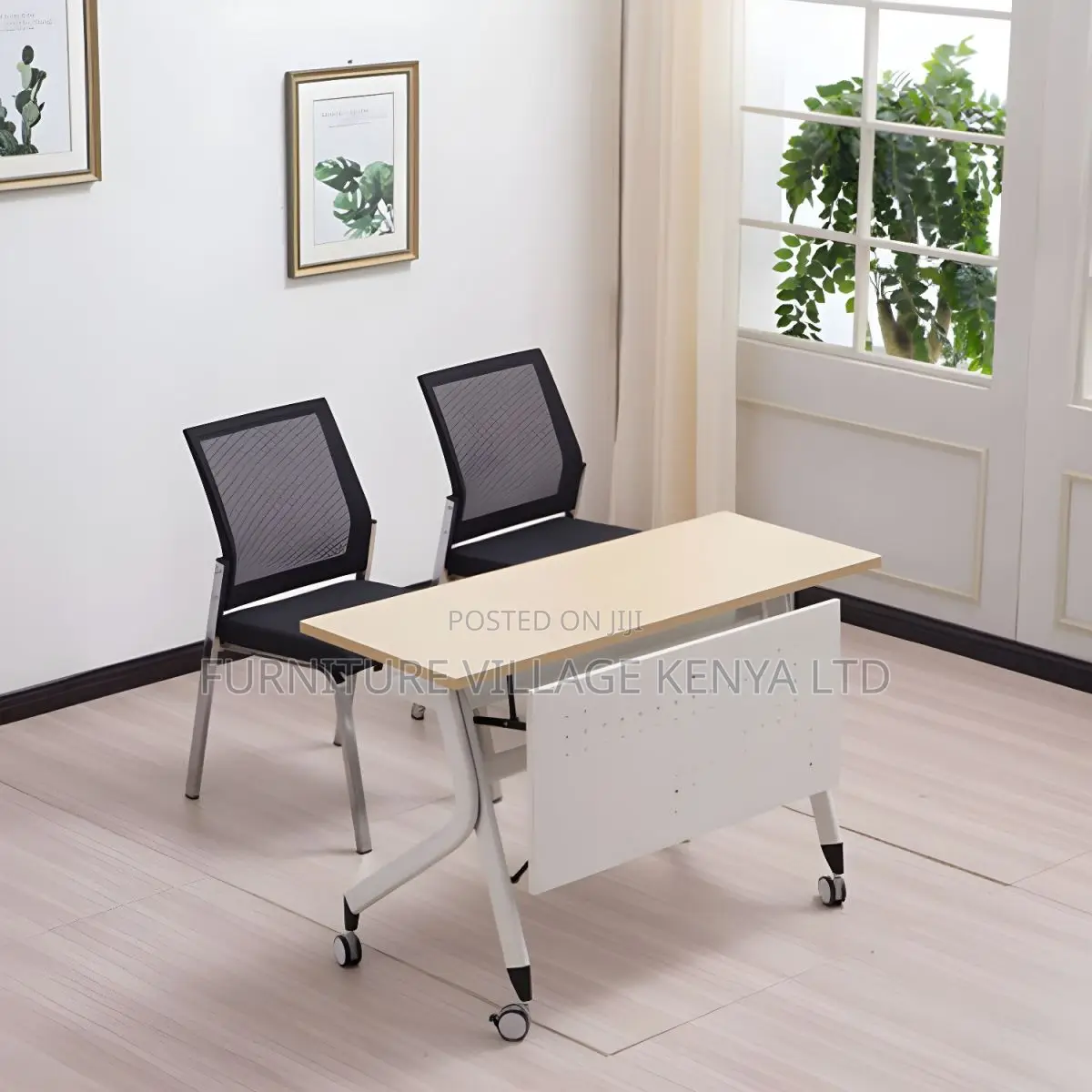 Office Chair: Low-Back Breathable Airgrid Office Fixed Chair