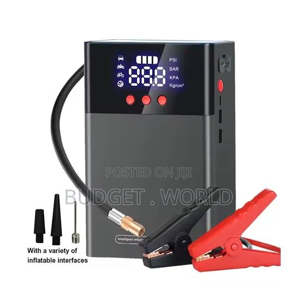 80000mah Car Jumpstarter With Tire Air Compressor Universal.