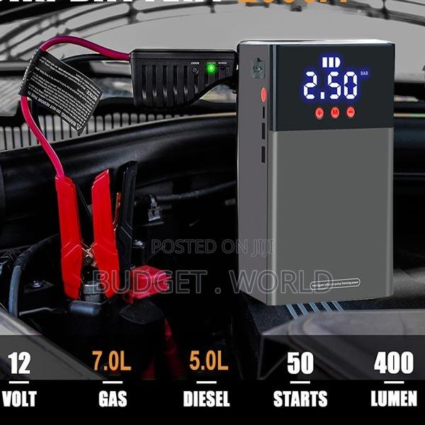 Emergency Car Jump Starter With Air Compressor 80000mah