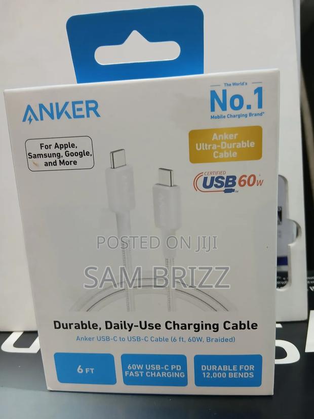 Anker 60w Charging Cable Braided - main view