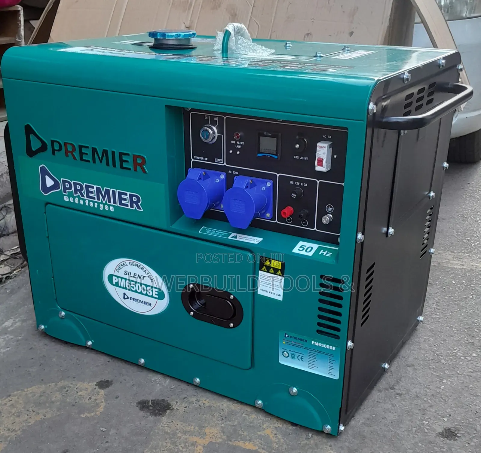 10kva Premier Silent Diesel Generator Automatic, Canopied
