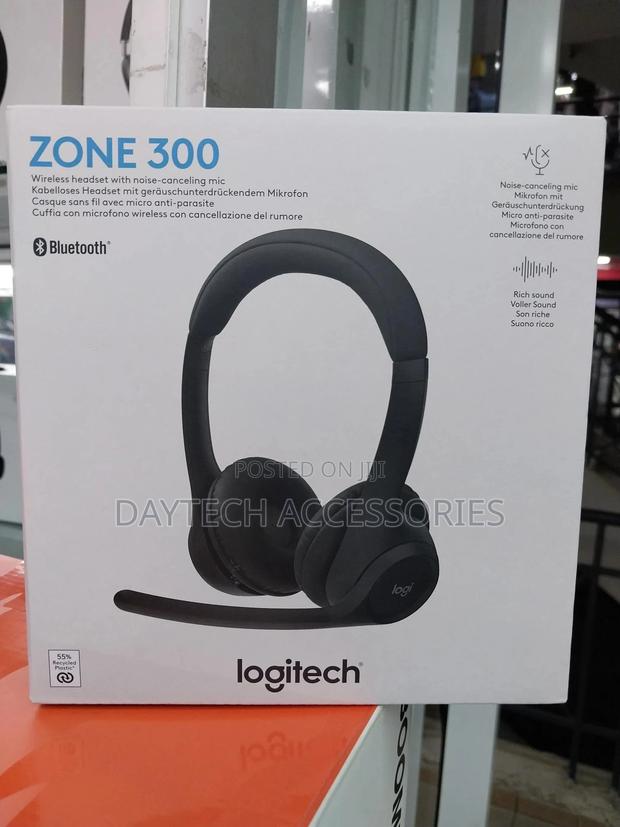 Logitech Zone 300 Wireless Bluetooth Headset With Microphone