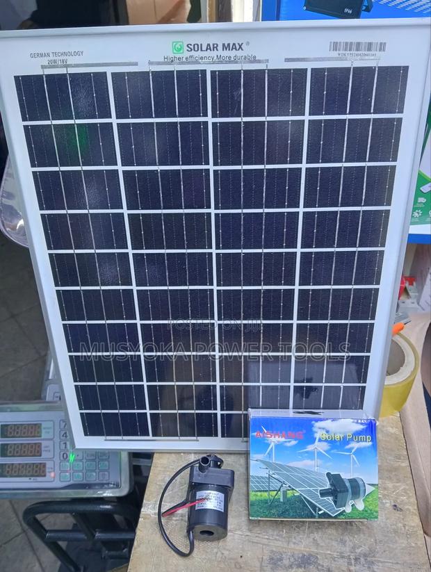 Aquarium Water Pump+20watts Solar Panels