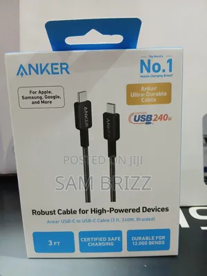 Anker Robust Cable (240w Braided)