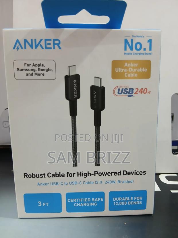 Anker Robust Cable (240w Braided) - thumbnail 2