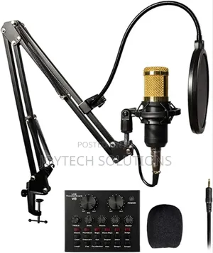 New Karaoke V8 Sound Card With Microphone