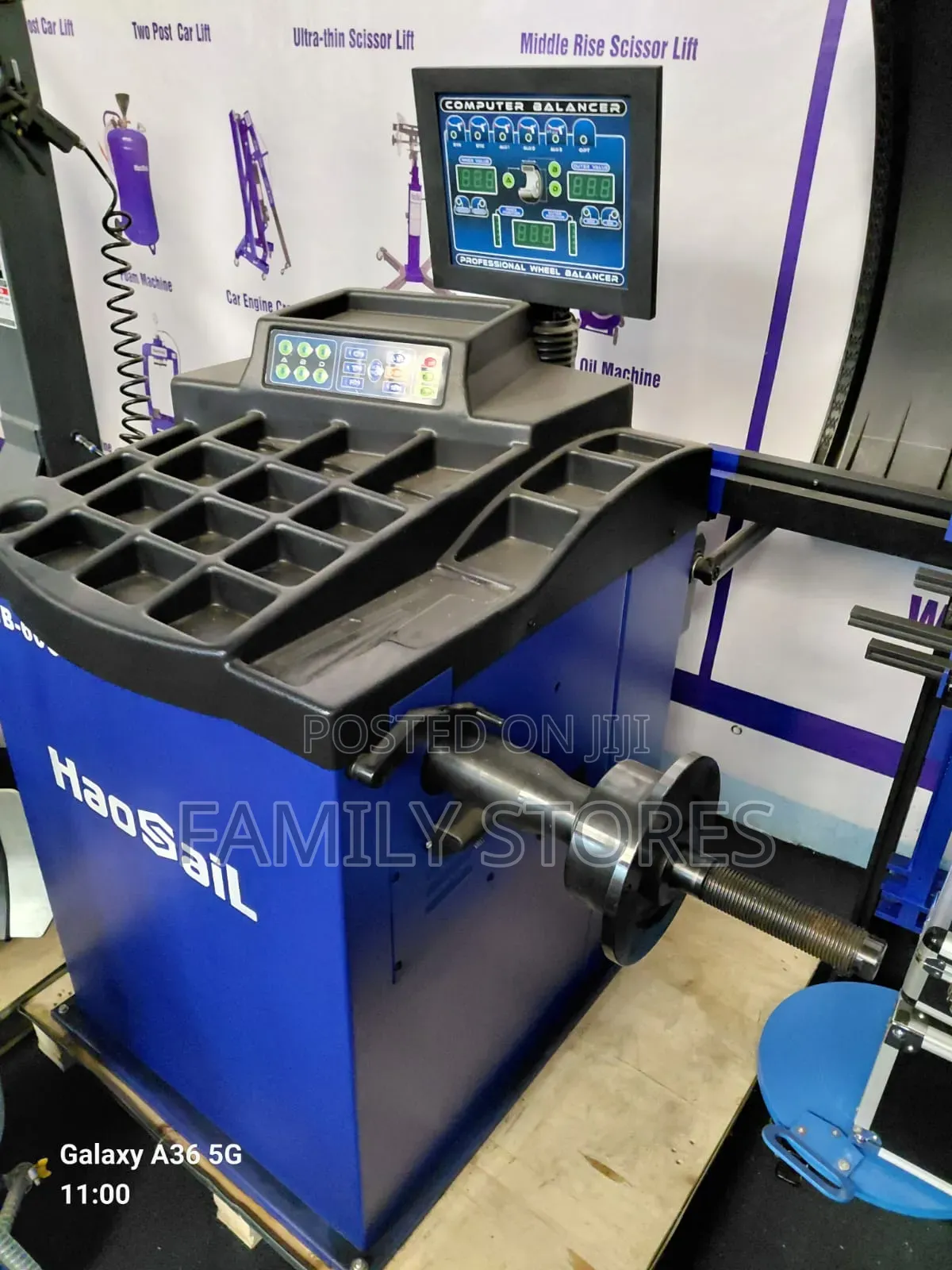 Commercial Wheel Balancer Machine Electric Powered