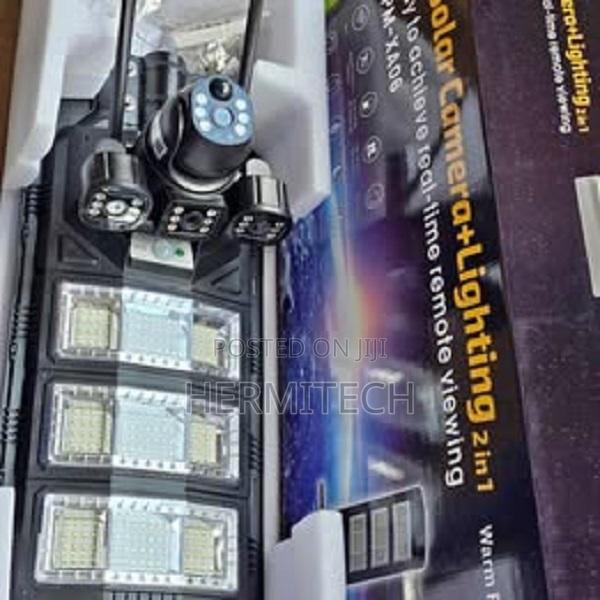 450 W Solar Street Light With CCTV Camera,V380 Pro 4g Sim