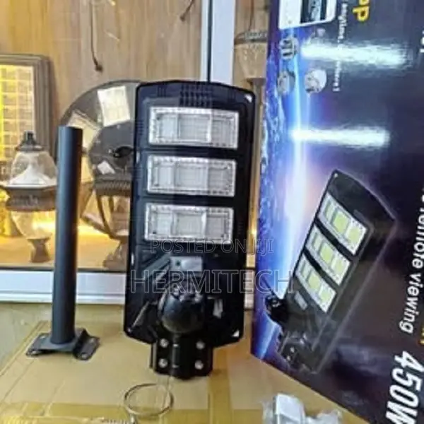 450 W Solar Street Light With CCTV Camera,V380 Pro 4g Sim