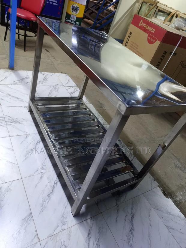 Stainless Steel Work Top Table With an Undershelf