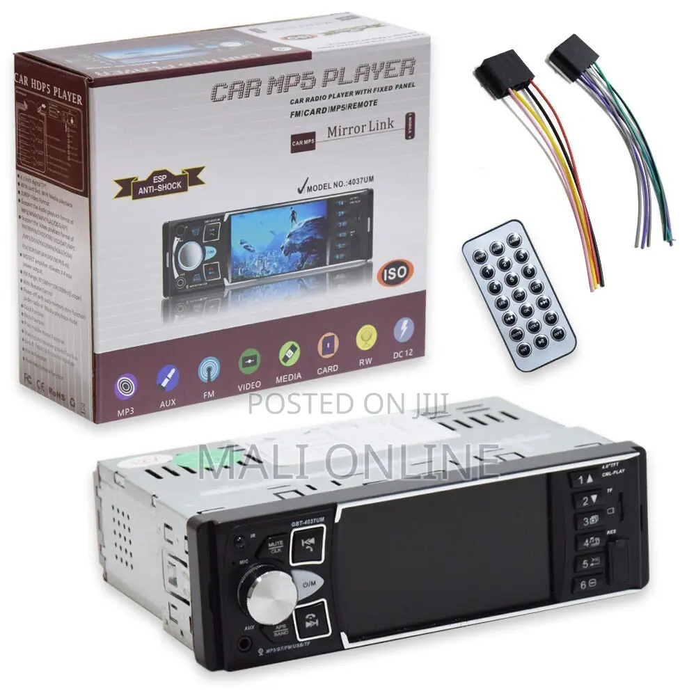 4.1" Single Din Car Mp5 Player Bluetooth Car Stereo
