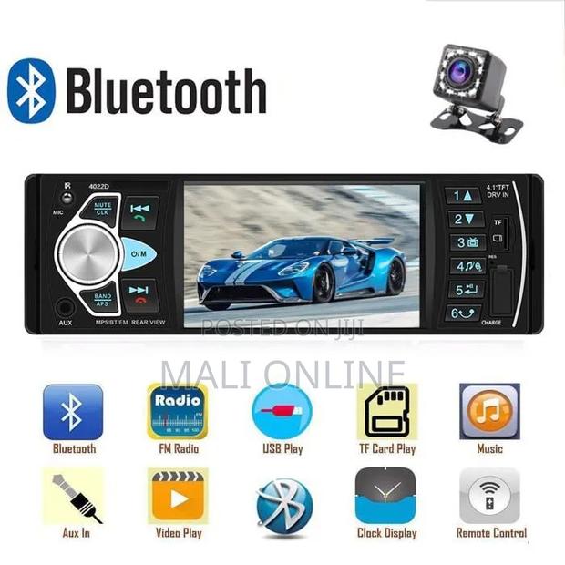 4.1" Single Din Car Mp5 Player Bluetooth Car Stereo - thumbnail 4