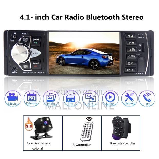 4.1" Single Din Car Mp5 Player Bluetooth Car Stereo - thumbnail 9