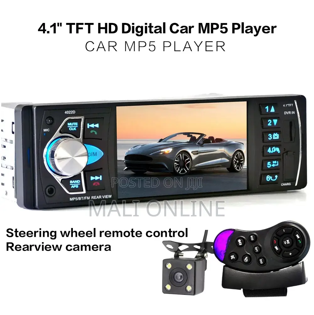 4.1" Single Din Car Mp5 Player Bluetooth Car Stereo