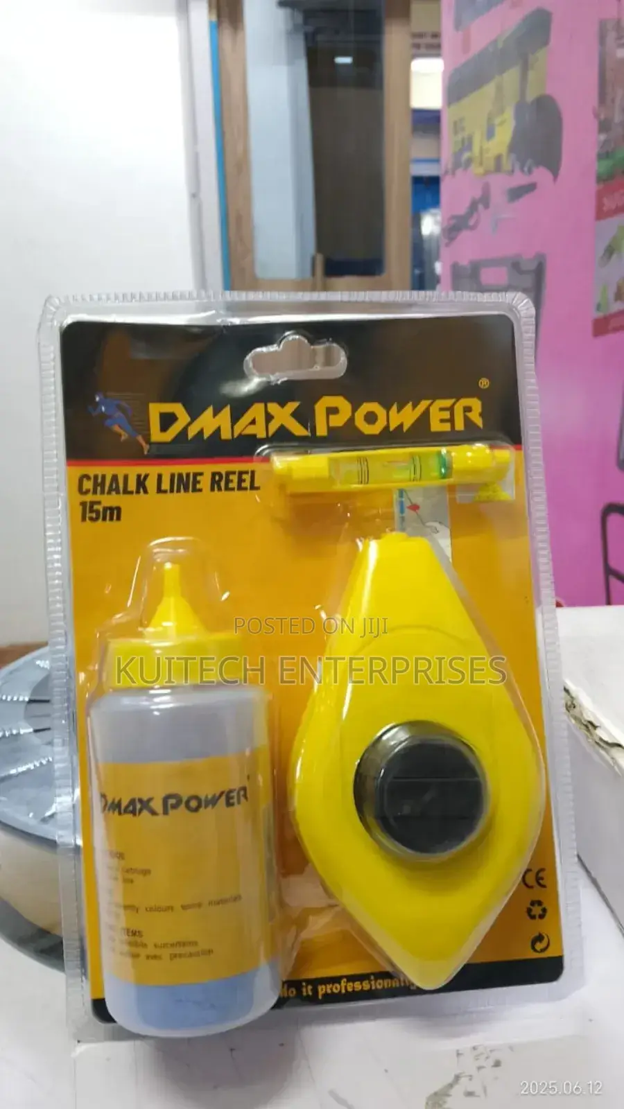 15m Reel Chalk Line/Chalkline Reel