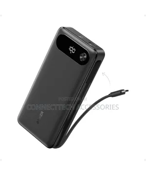 Anker Power Bank 20,000mah Capacity,87w,Built-in Usb C Cable