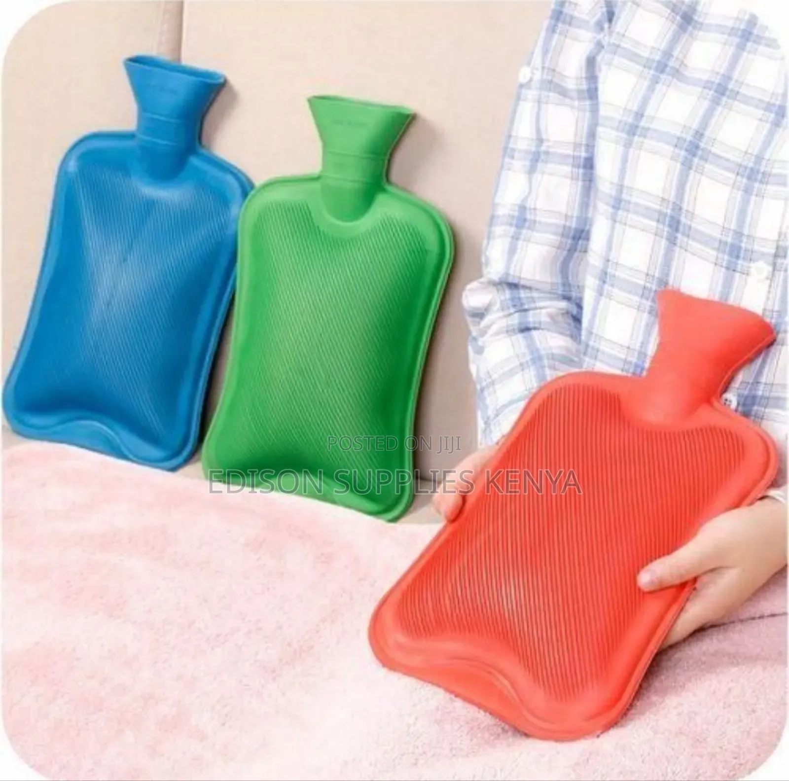 Hot Water Bottle Silicone for Hot Compress and Pain Relief