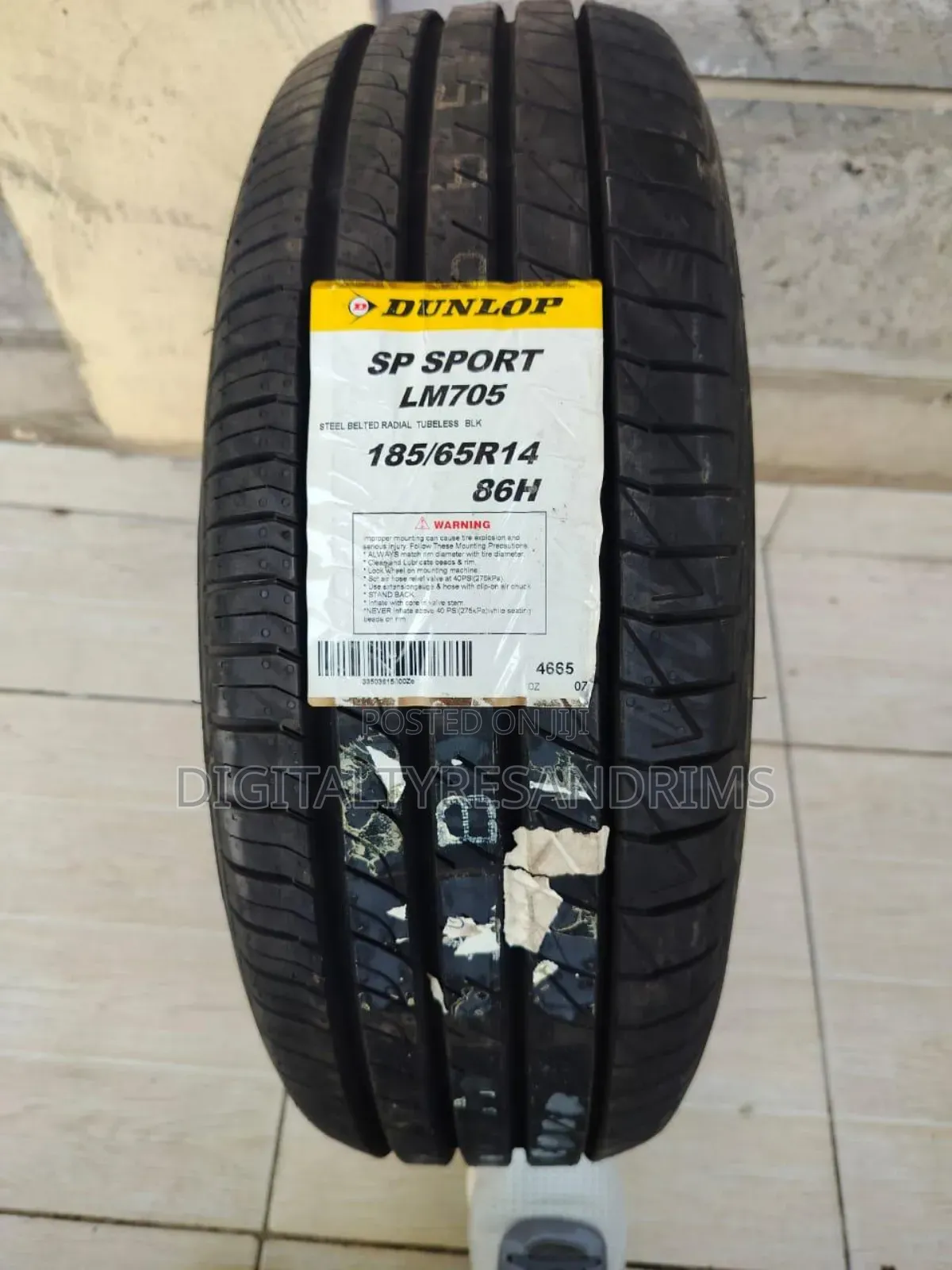 185/65r14 Dunlop Tyres Brand New
