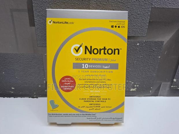 Norton Security Premium 10 Devices 1 Year Subscription - main view