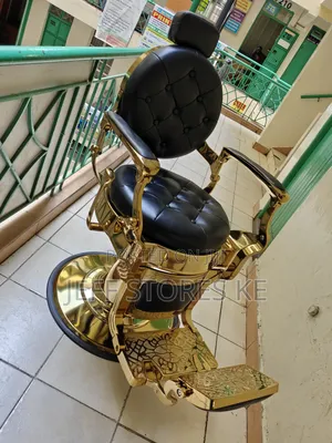 Vvip Golden Barber Chair