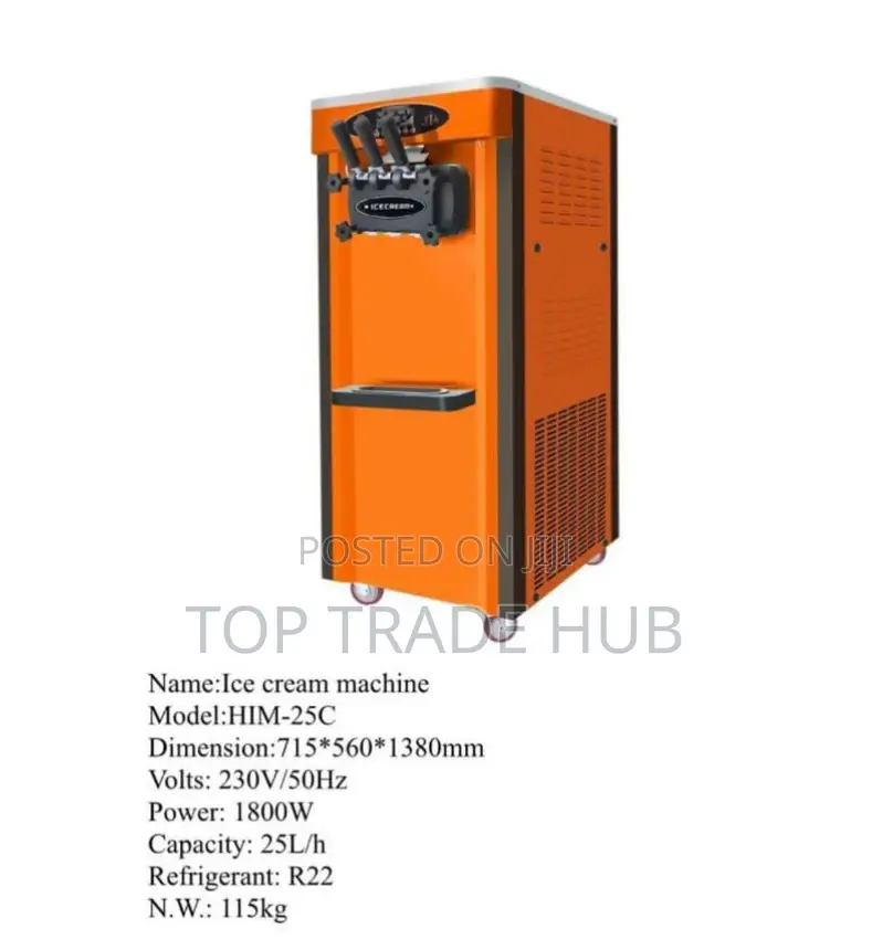 Premier Him-25 Commercial Ice Cream Maker 25l/Hr