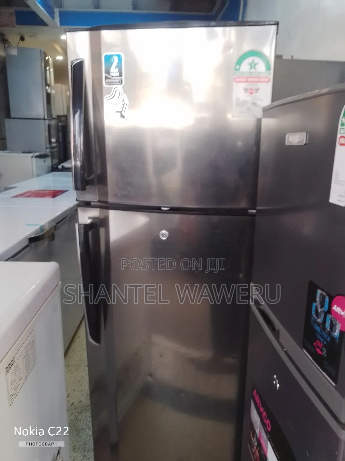 Mika Refrigerator Double Door Fridge