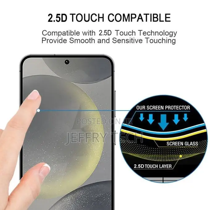 Fokevs Tempered Glass Film for Samsung Galaxy S25 5g