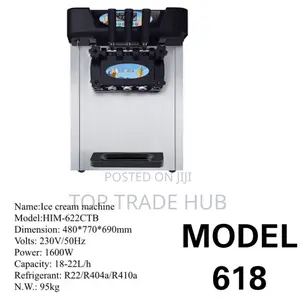 Premier Commercial Ice Cream Machine 18-22l Per Hour