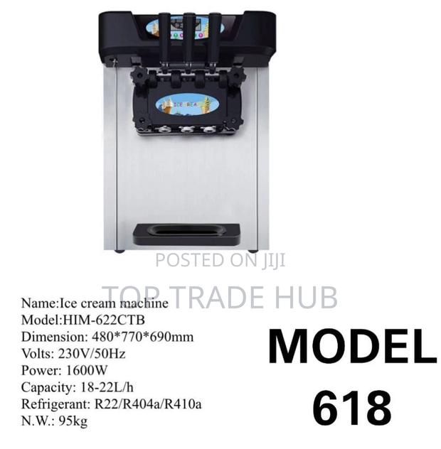 Premier Commercial Ice Cream Machine 18-22l Per Hour