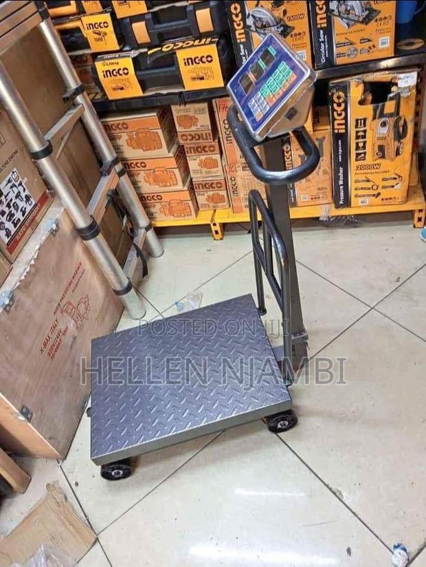 600kgs Platform Digital Weigh Scale With Wheels - main view