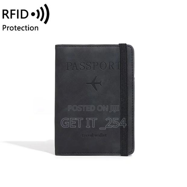 Leather Passport Holder Wallet - thumbnail 2
