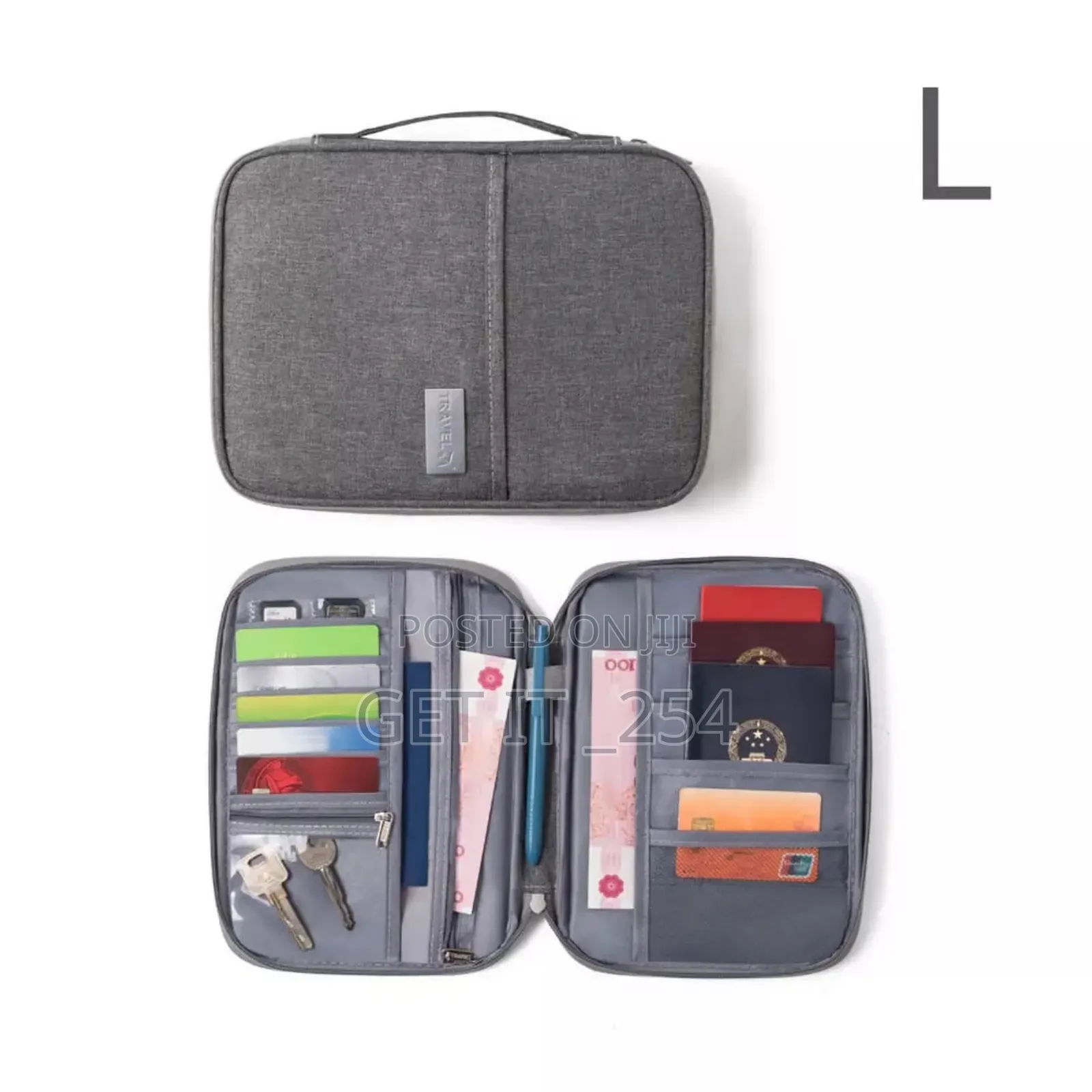 Family Size Travel Passport And Document Organizer